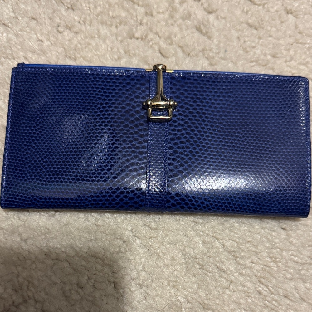 Sleek Blue Women's Wallet